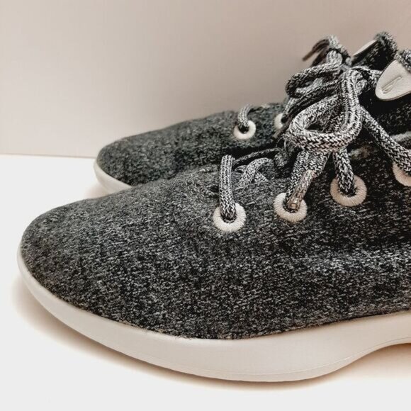 ALLBIRDS Wool Runners Classic Low-Top Comfort Lace-Up Shoes Gray Sz 10 - Picture 9 of 16